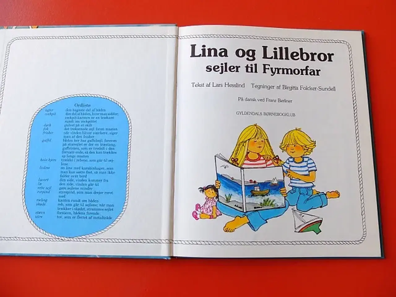 Billede 2 - Lina og Lillebror sejler til Fyrmorfar