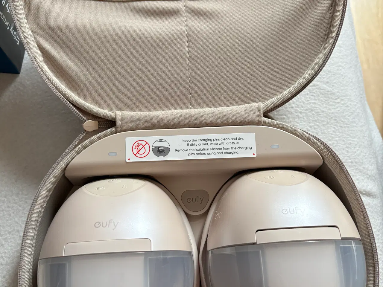 Billede 2 - Helt nyt håndfri brystpumpe der varmer brysterne