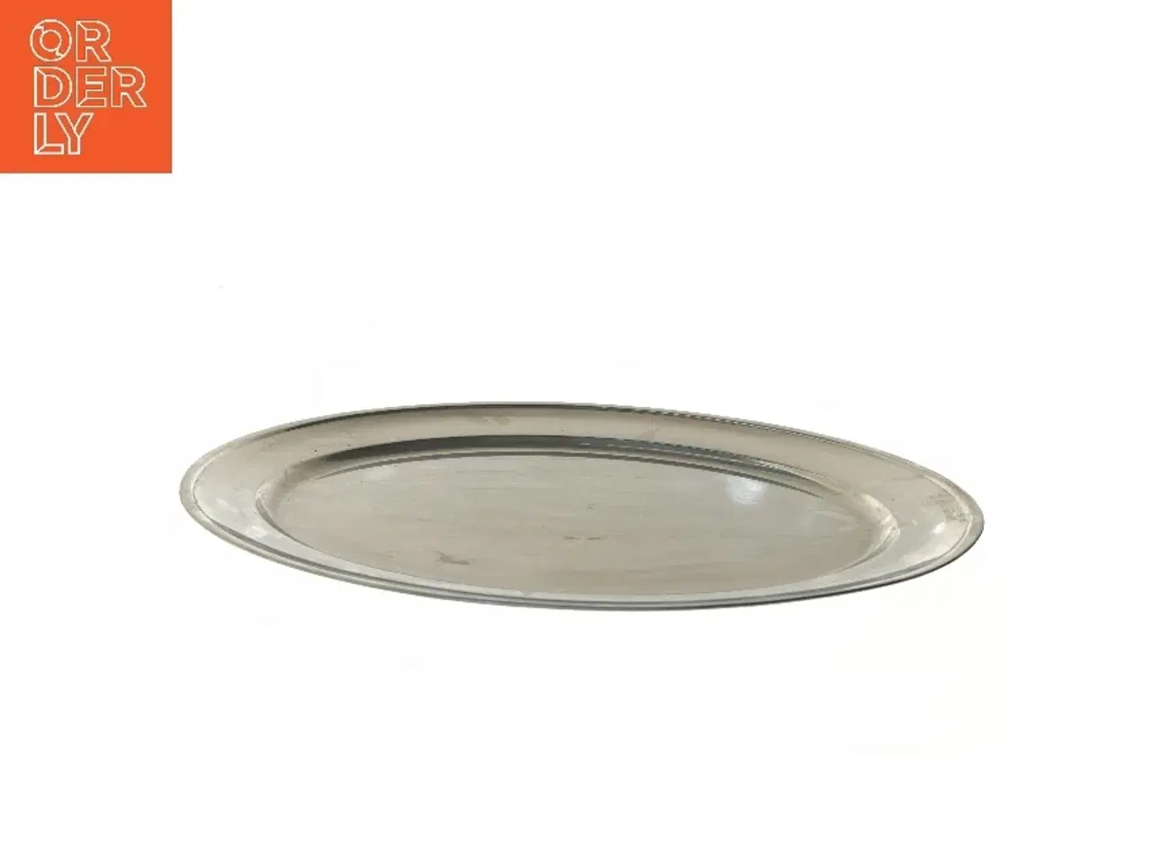 Billede 3 - Oval metal fad (str. 55x42 cm)