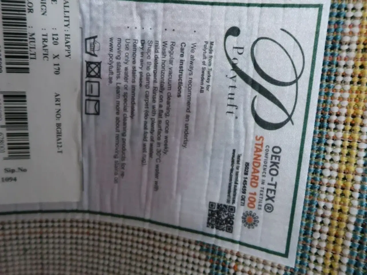 Billede 3 - Gulvtæppe POLYTUFT Standard 100