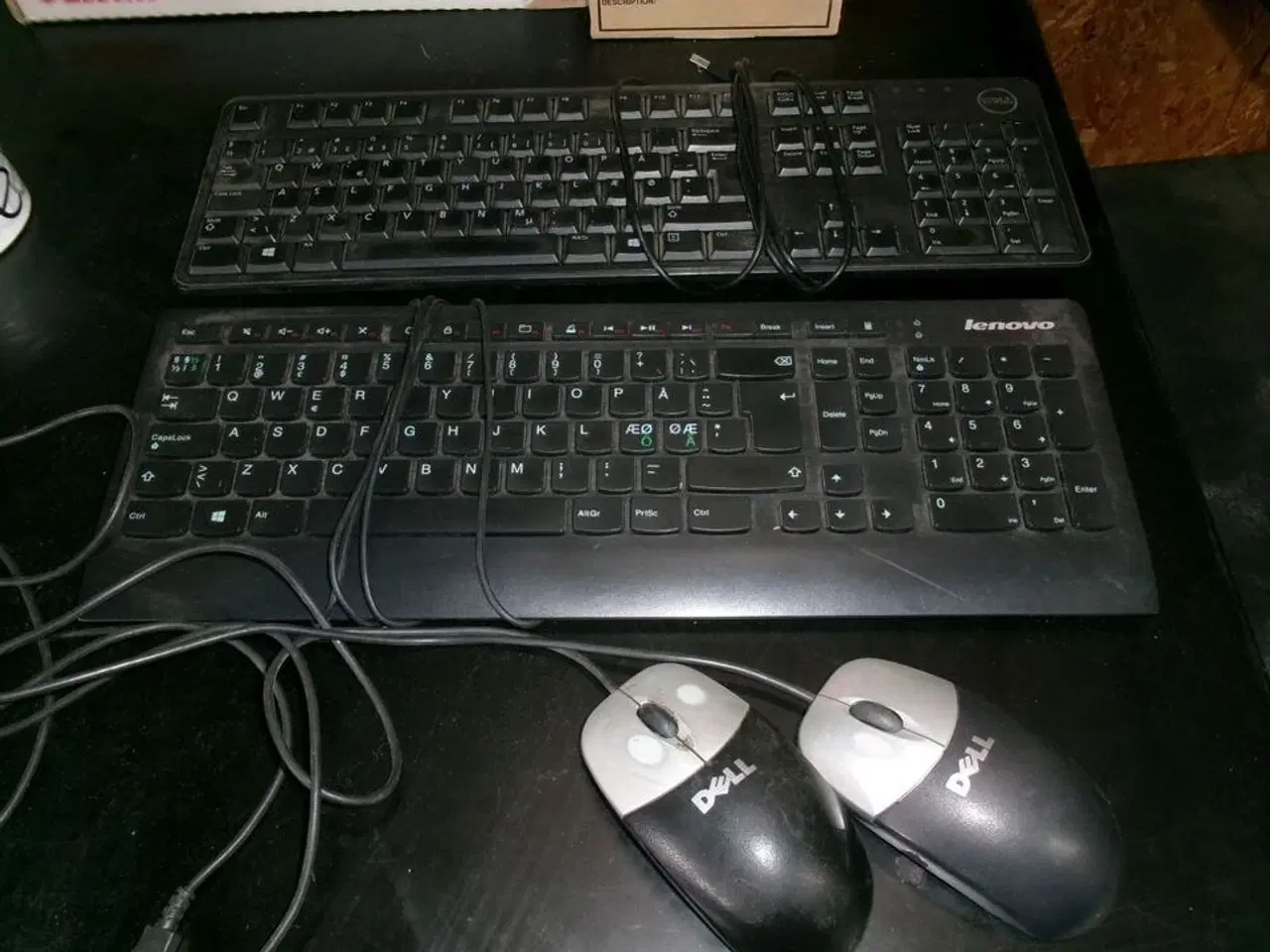 Billede 1 - 2 tastaturer, 2 mus DELL