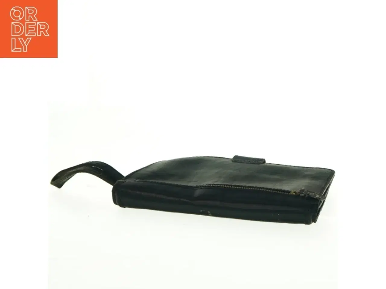 Billede 5 - Sort læderpung/taske fra Diesel (str. 24 x 16 cm)