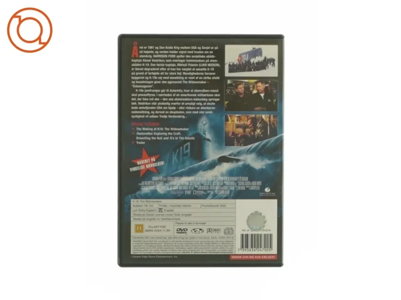 Billede 2 - K 19 The widowmaker (dvd)