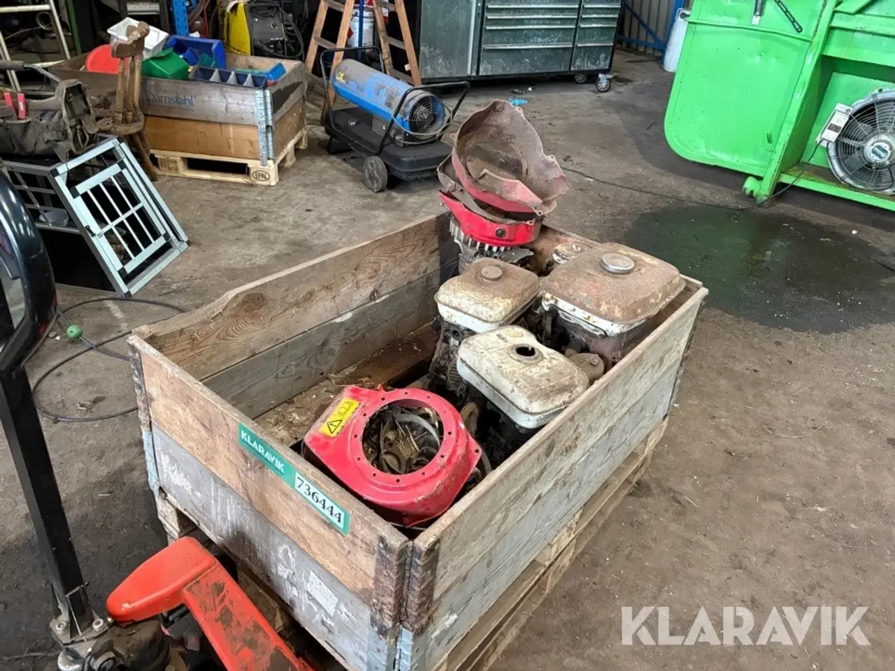 Billede 1 - Samlet lot med motorer Honda