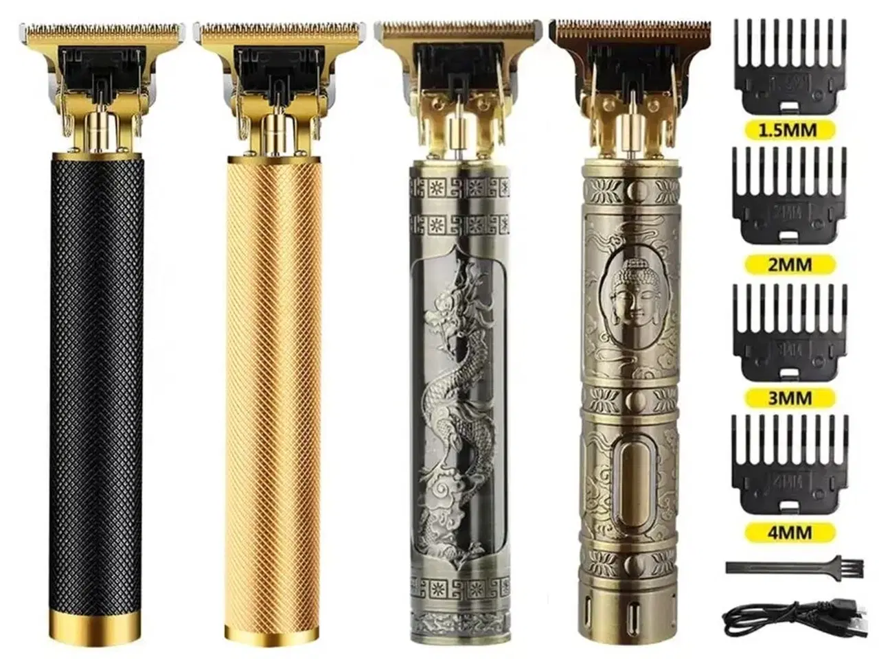 Billede 1 - 4 stk. Hårtrimmere med opladeligt batteri.