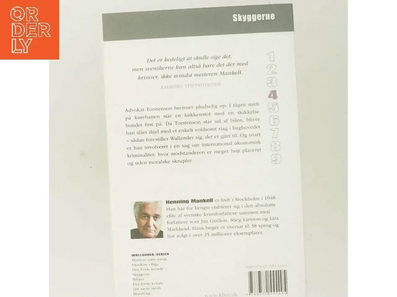 Billede 3 - Skyggerne af Henning Mankell (Bog)