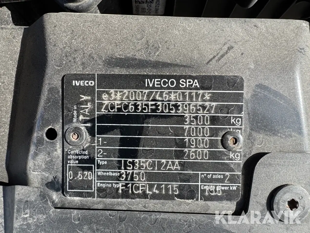 Billede 6 - Iveco Daily 35C21H A8 d/p