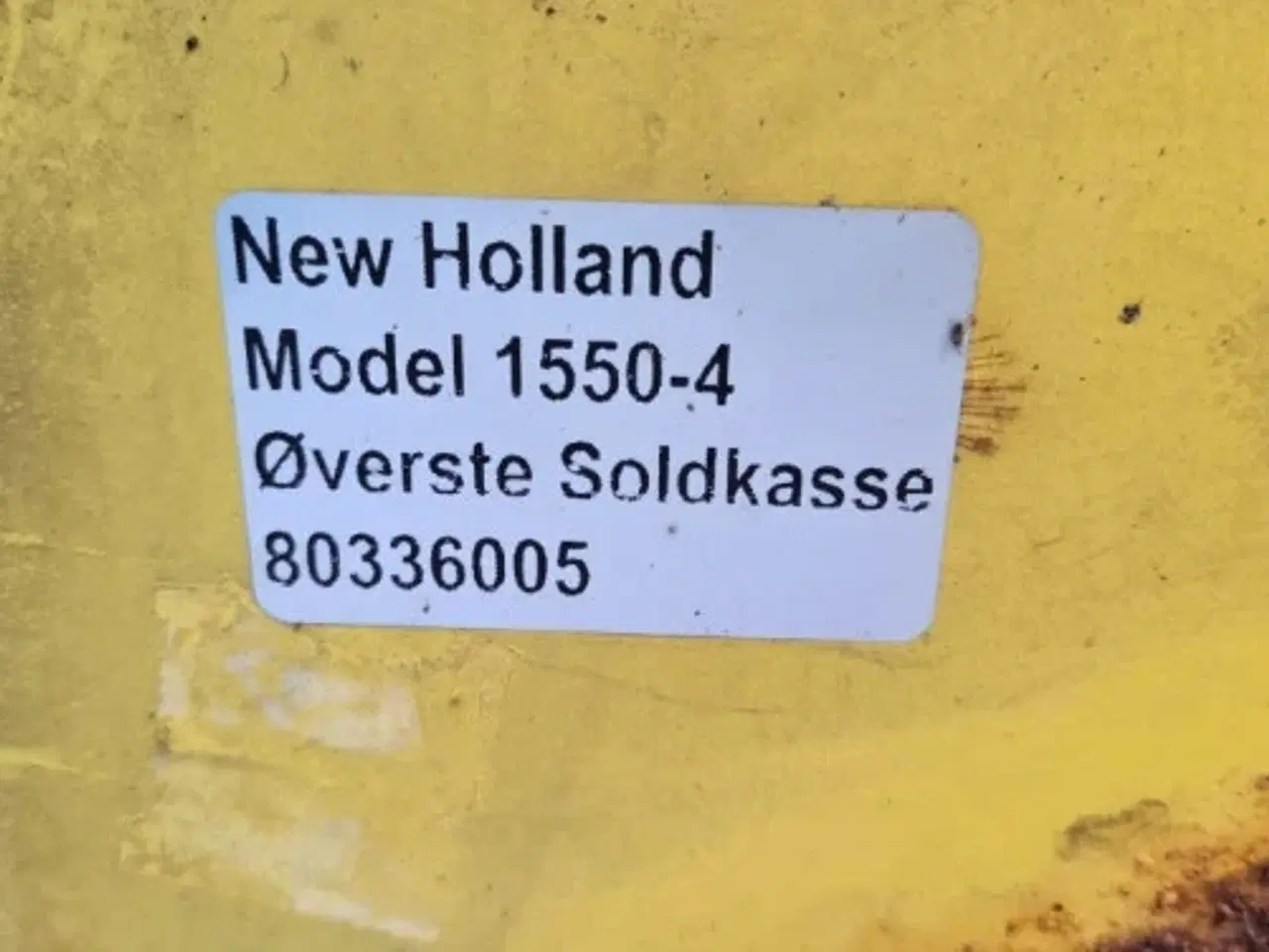Billede 17 - New Holland 1550 Øverste Soldkasse  80336005