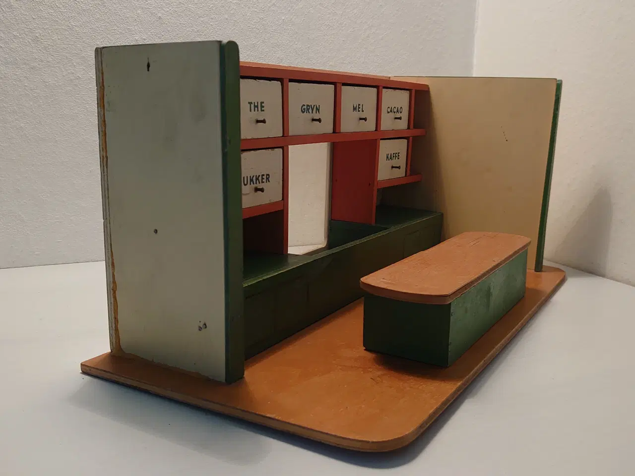 Billede 6 - Gammel købmandsbutik. Store model L 41,5cm.