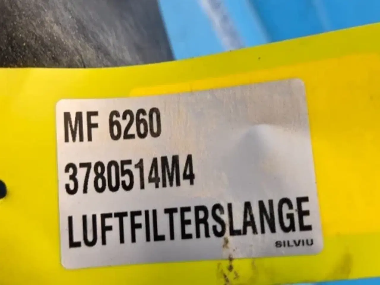Billede 4 - Massey Ferguson 6260 Luftfilterslange 3780514M4