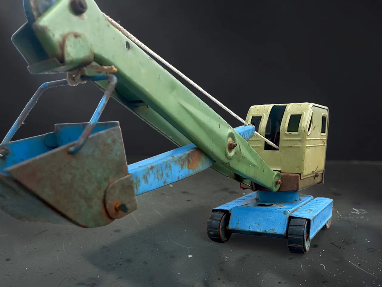 Billede 6 - Sovjetisk bliklegetøj kran AZLK original