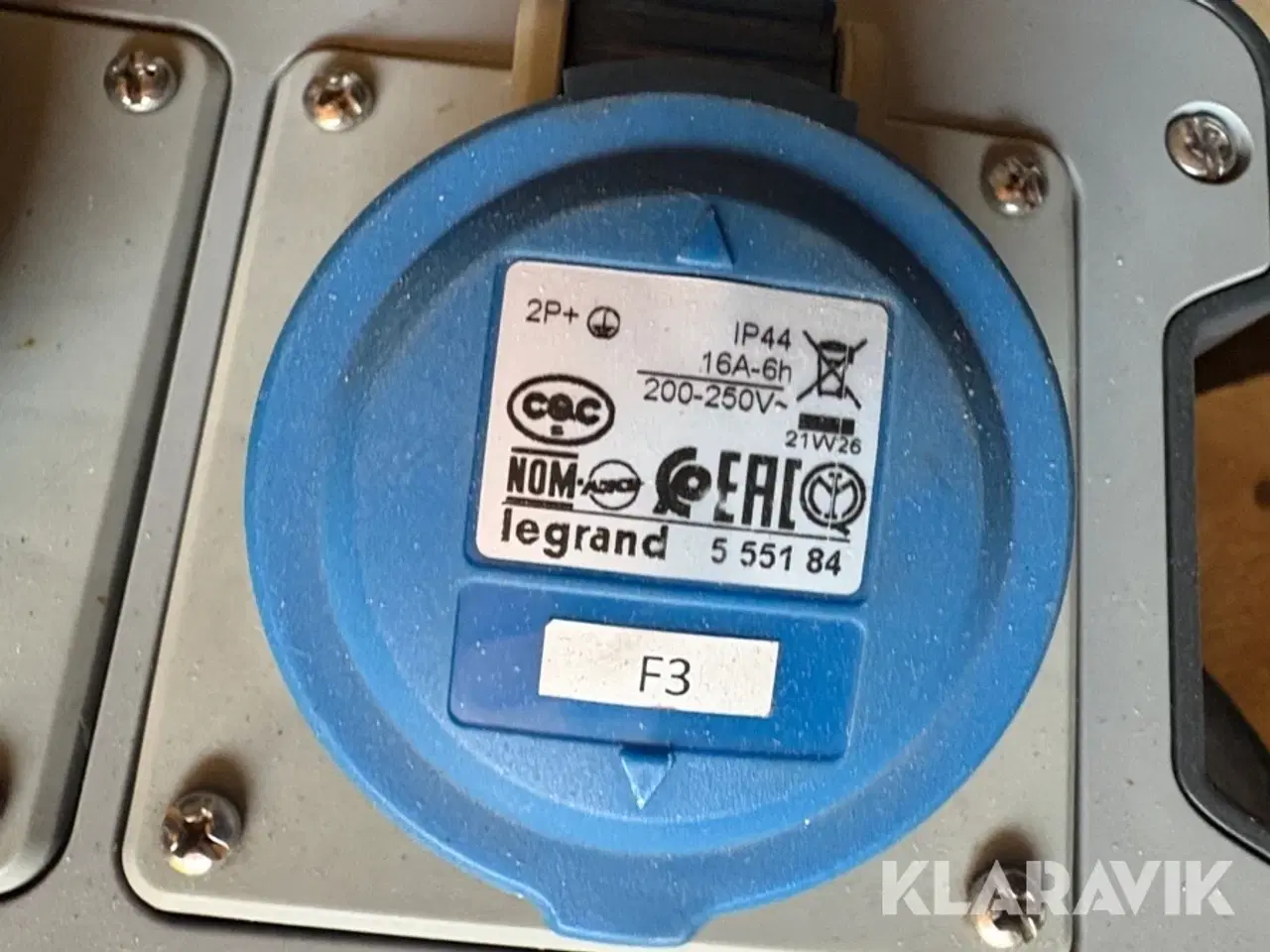 Billede 8 - Transportabel byggestrømstavle og strømfordeler Legrand