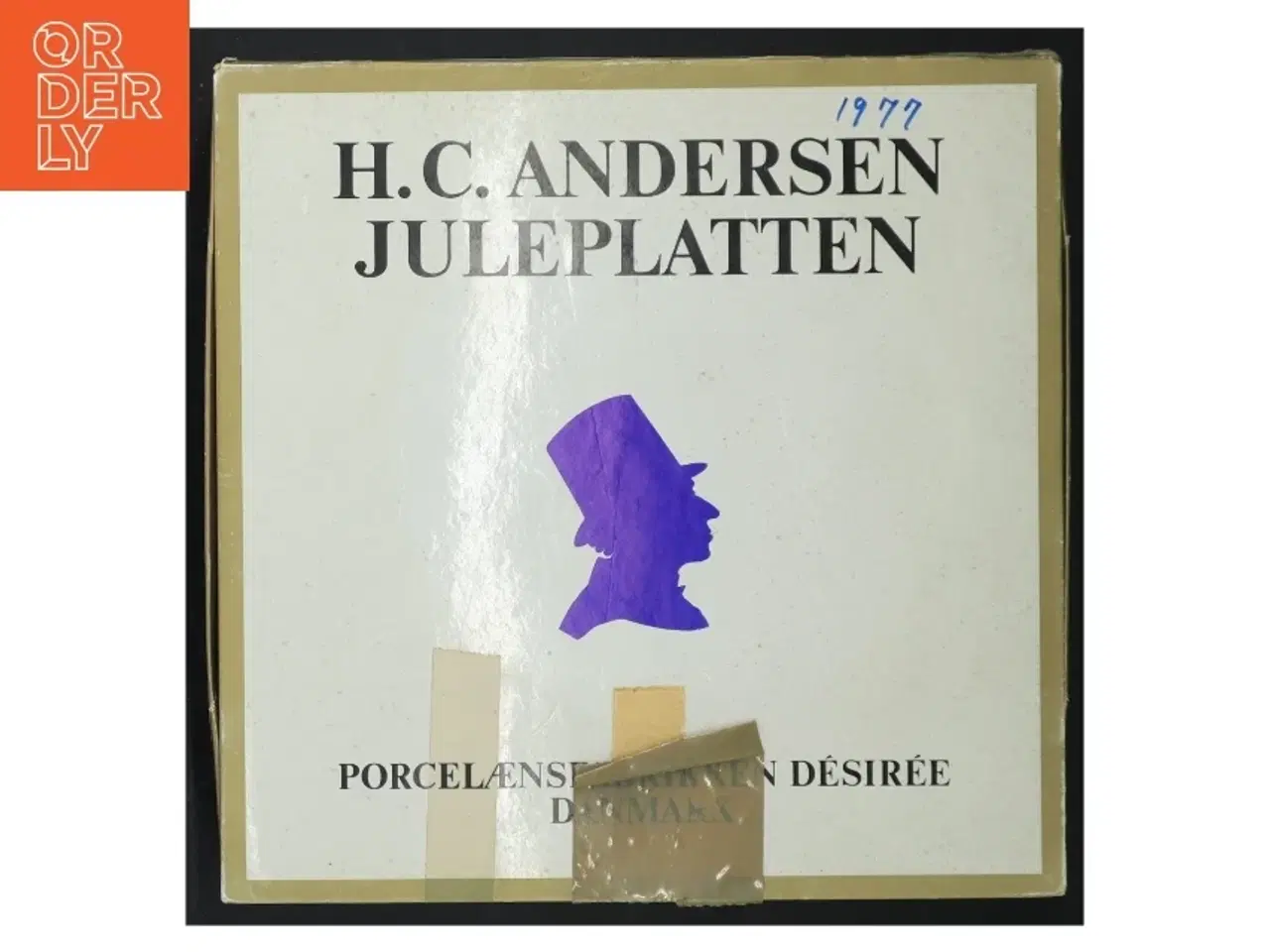 Billede 5 - H.C. Andersen juleplatte 1977 fra Desiree (str. Ø 19 cm)