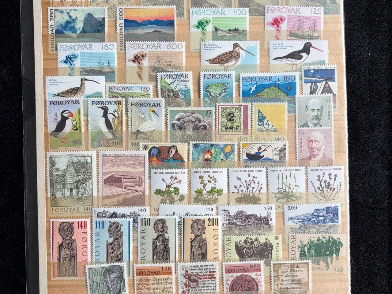 Billede 6 - Færøerne - 8 plancher med postfriske frimærker