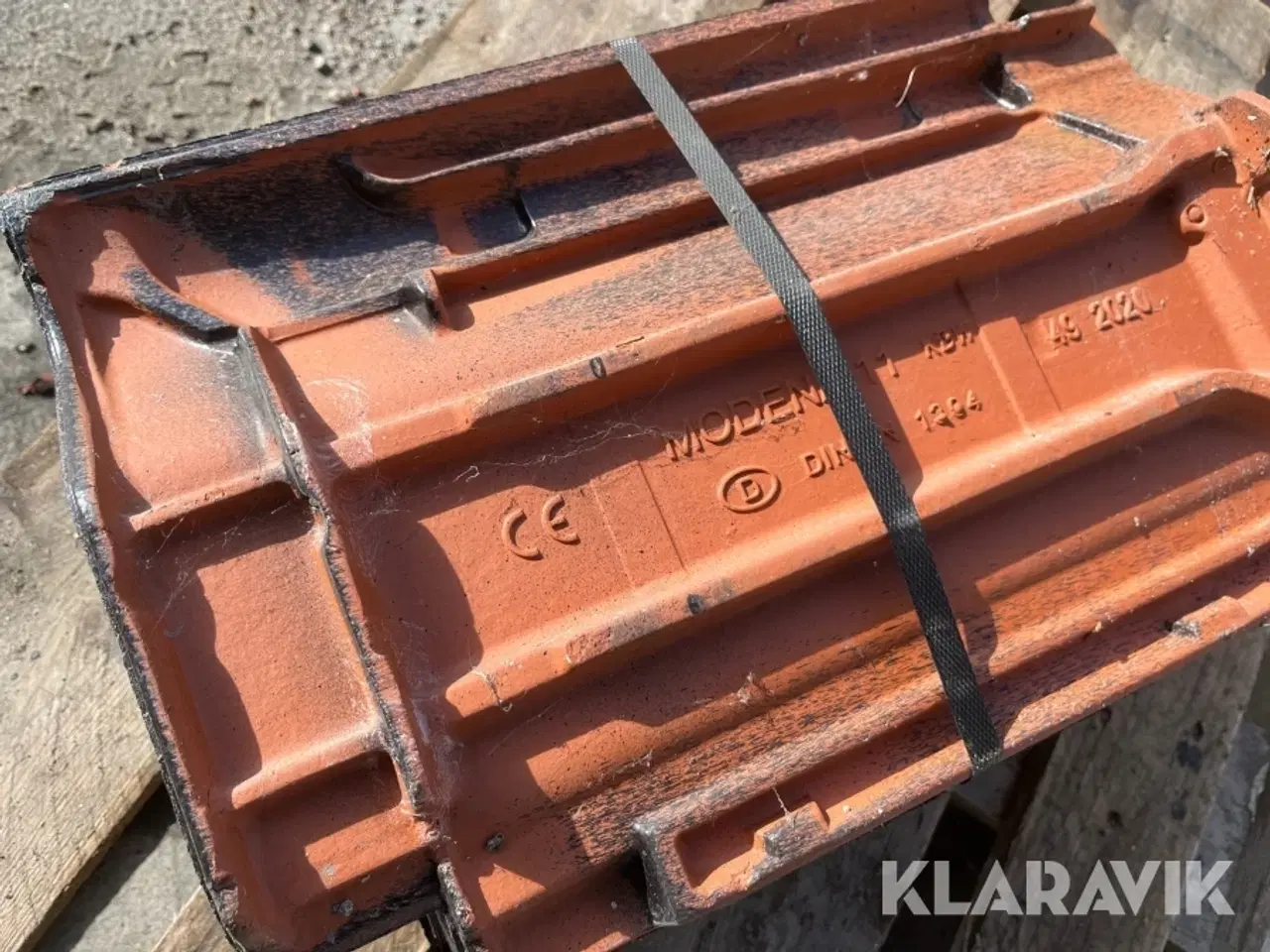 Billede 5 - Tegl Tagsten ABC Modena Carbon farve 1 Palle