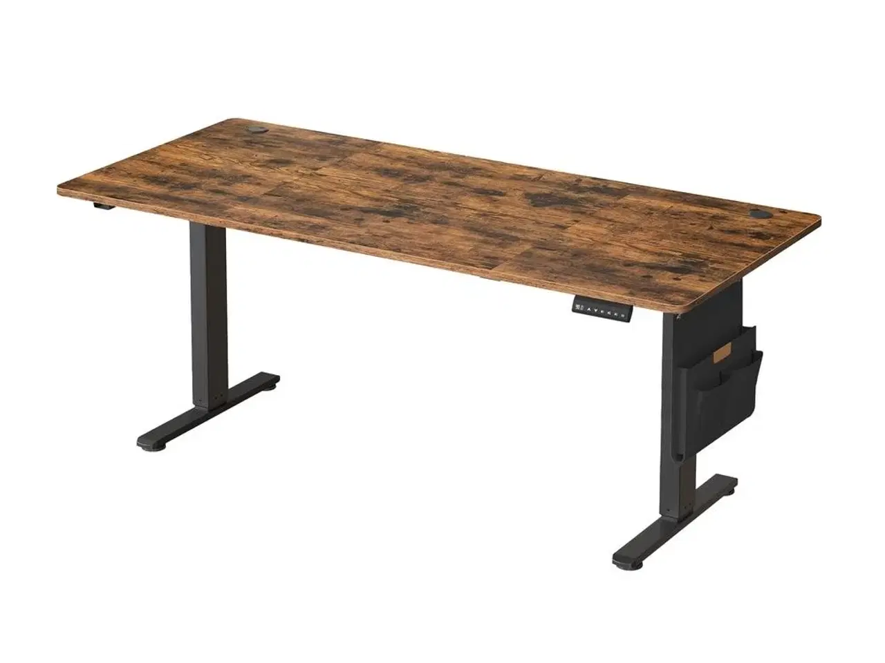 Billede 1 - Elektrisk hæve-sænkebord 180 × 80 cm med memory - vintage brun