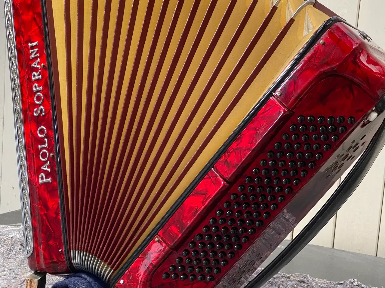 Billede 8 - 	Paolo Soprani knapharmonika m. kasse – god stand