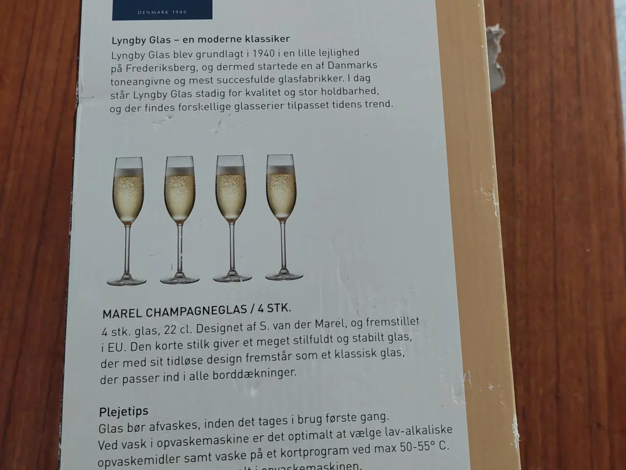 Billede 2 -  Champagneglas - 6 stk. ny