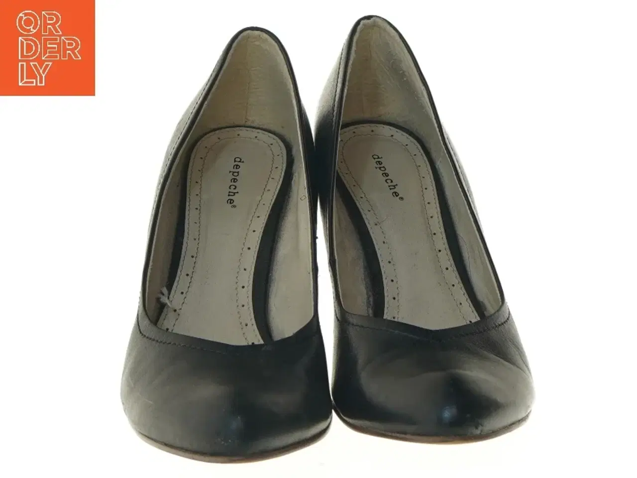 Billede 3 - Sorte depeche pumps fra depeche (str. 38 )