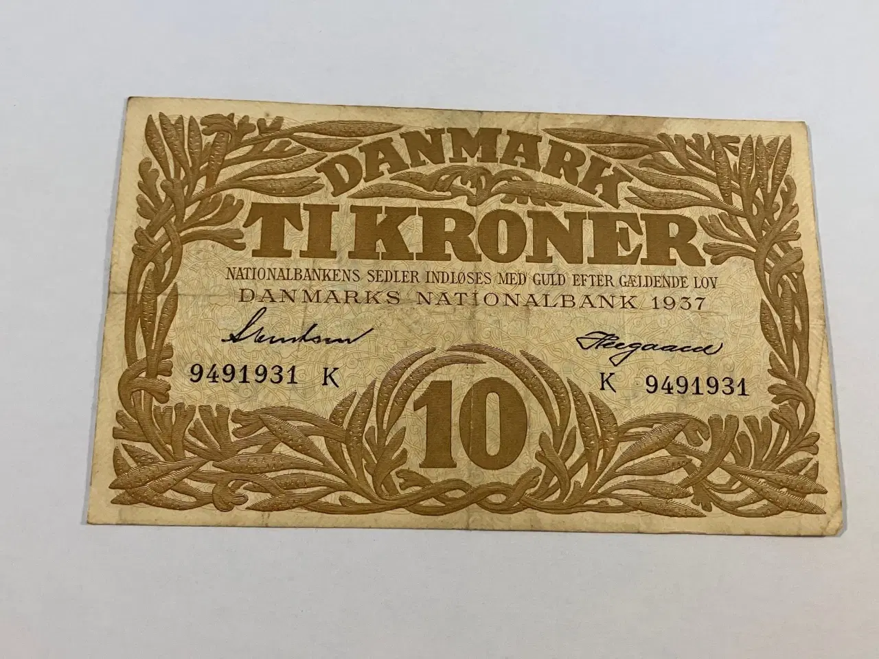 Billede 1 - 10 Kroner 1937 Danmark