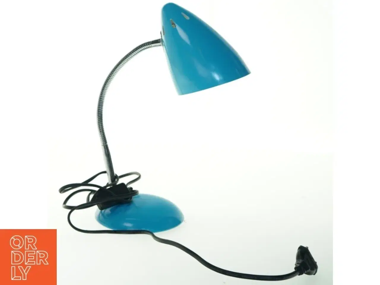 Billede 1 - Blå bordlampe (str. 32 cm)