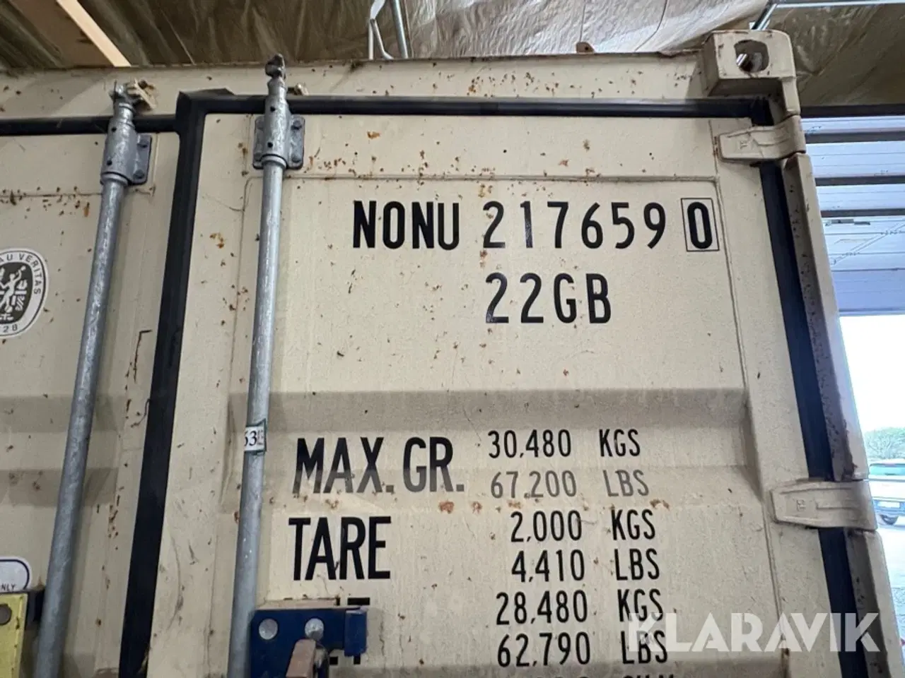 Billede 4 - Container 20fods isoleret 40mm kingspan