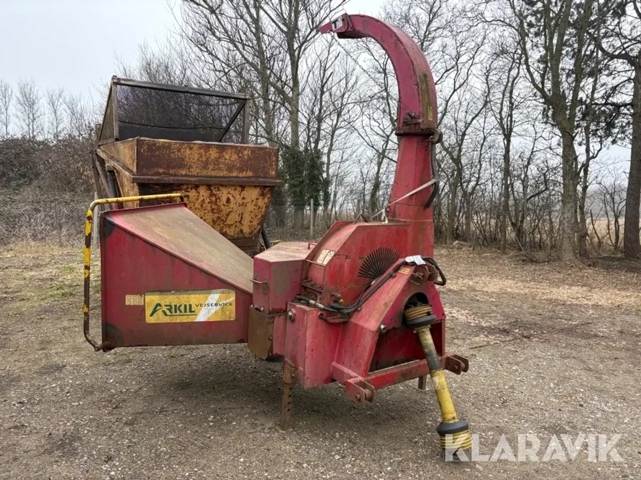 Billede 6 - Flishugger Lindana 270 med højtip vogn til