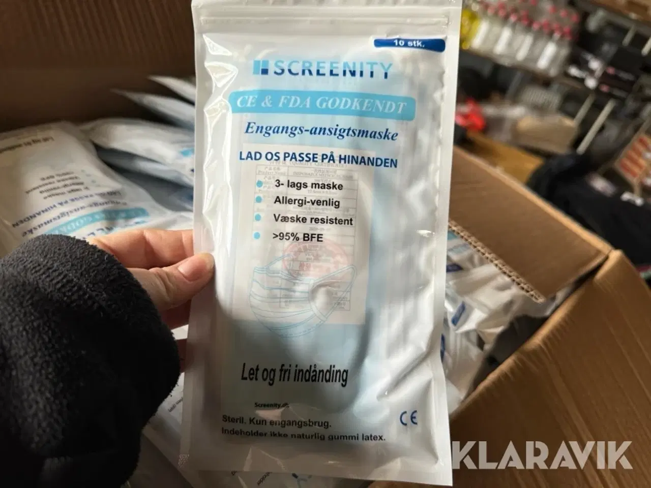 Billede 3 - Mundbind Screenity 3 lags maske