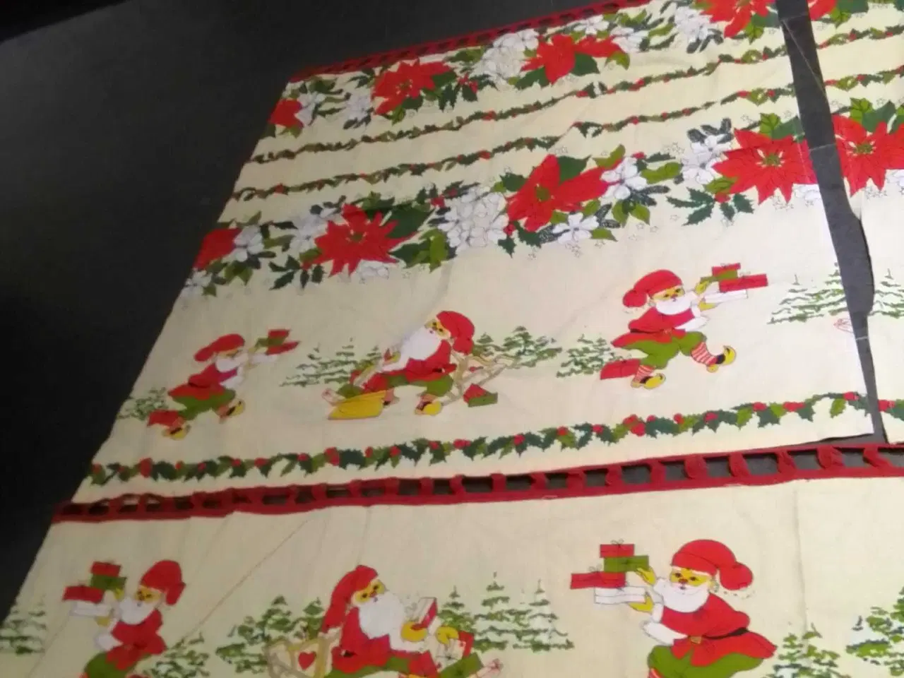 Billede 2 - Vintage julegardin fra 70 erne