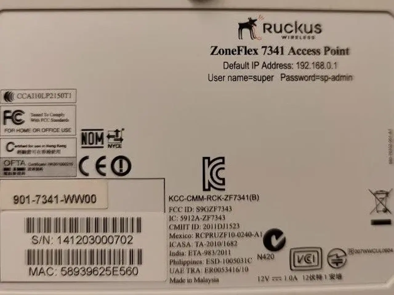 Billede 2 - Access point, wireless, Ruckus