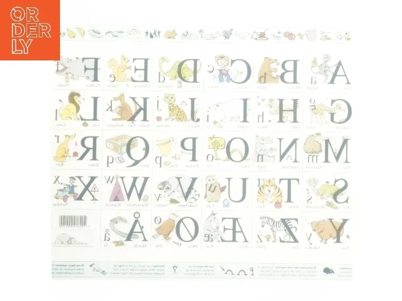 Billede 2 - Alfabet plakat til børn fra Girafprodukter (str. 42x30 cm)