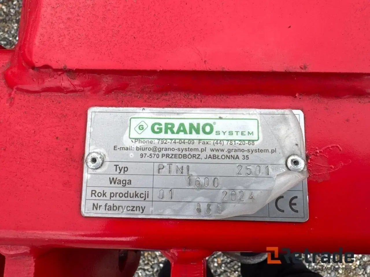 Billede 5 - Grano PTNL med hydraulisk dybderegulering