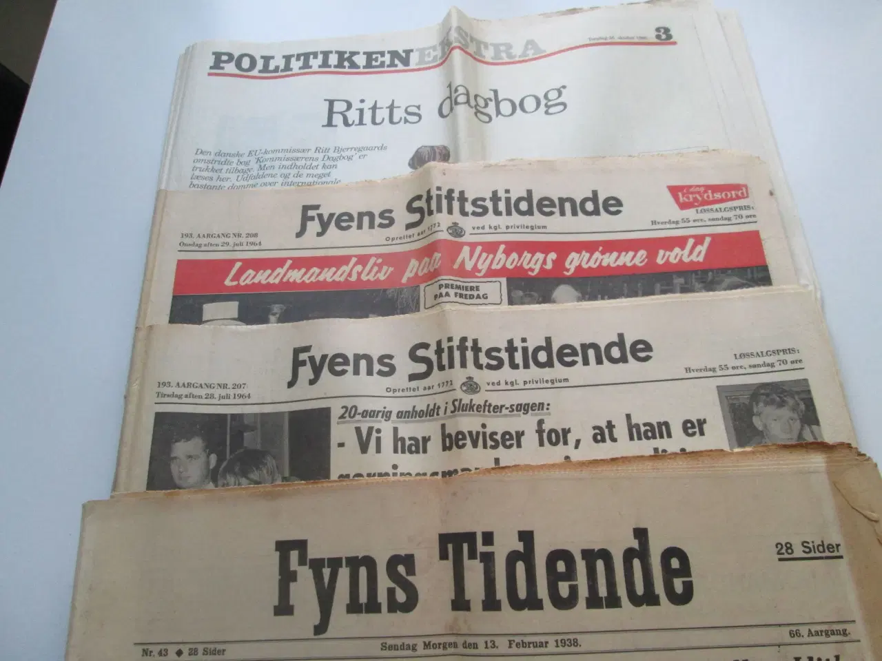 Billede 2 -  Aviser fra 1938