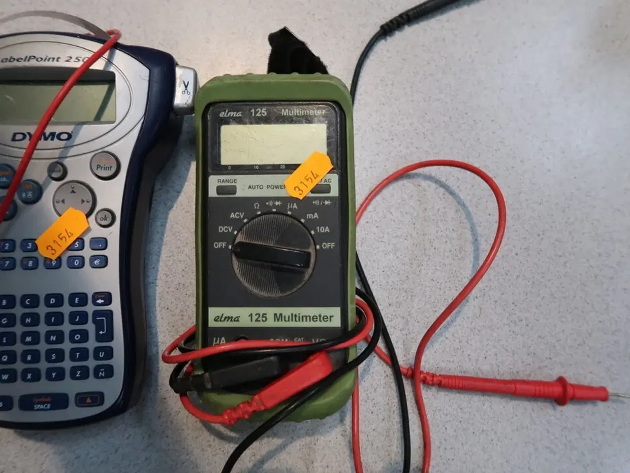 Billede 2 - Multimeter ELMA 125, labelprinter DYMO m.m.