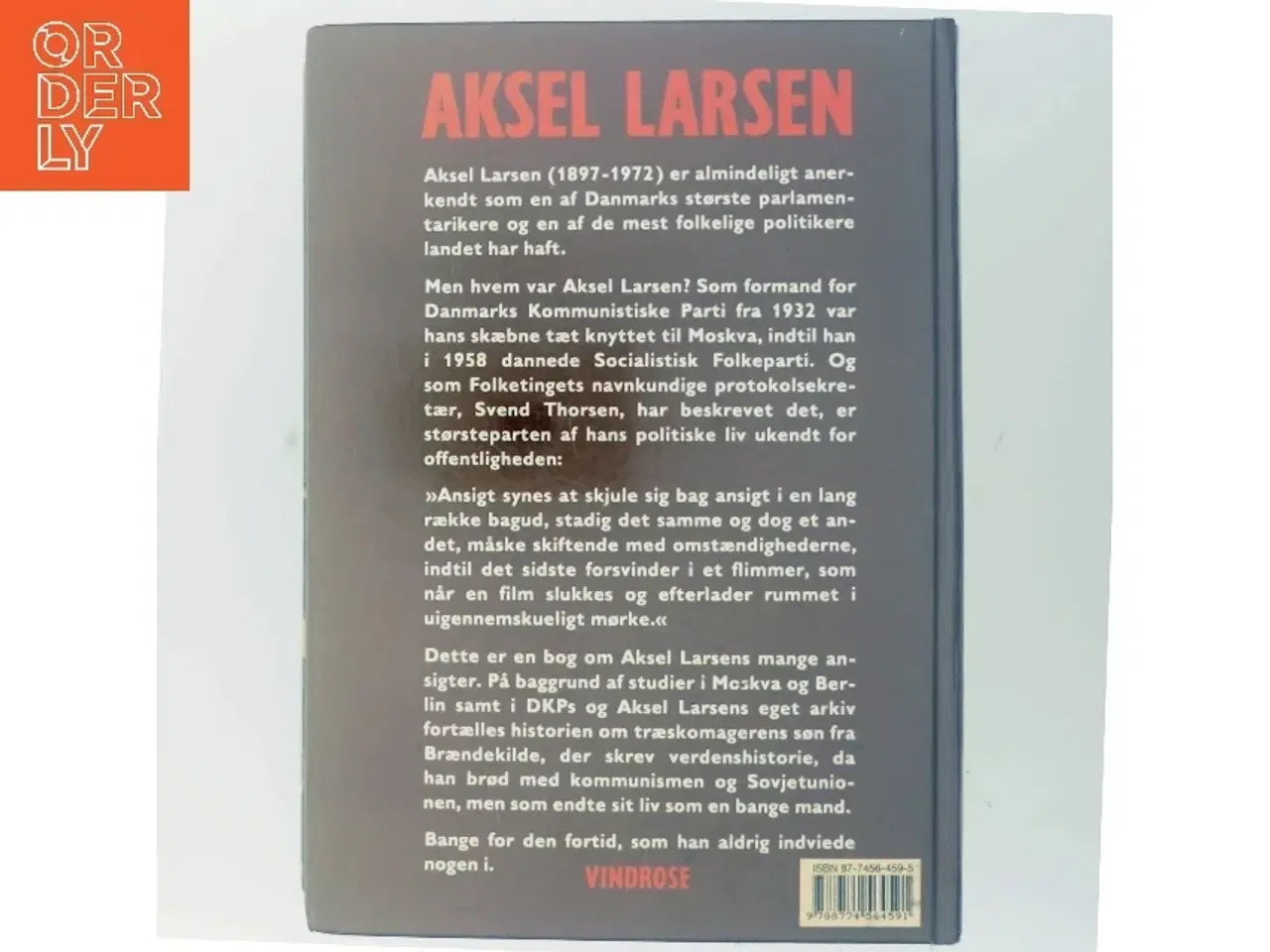 Billede 3 - Aksel Larsen af Kurt Jacobsen (f. 1954) (Bog)
