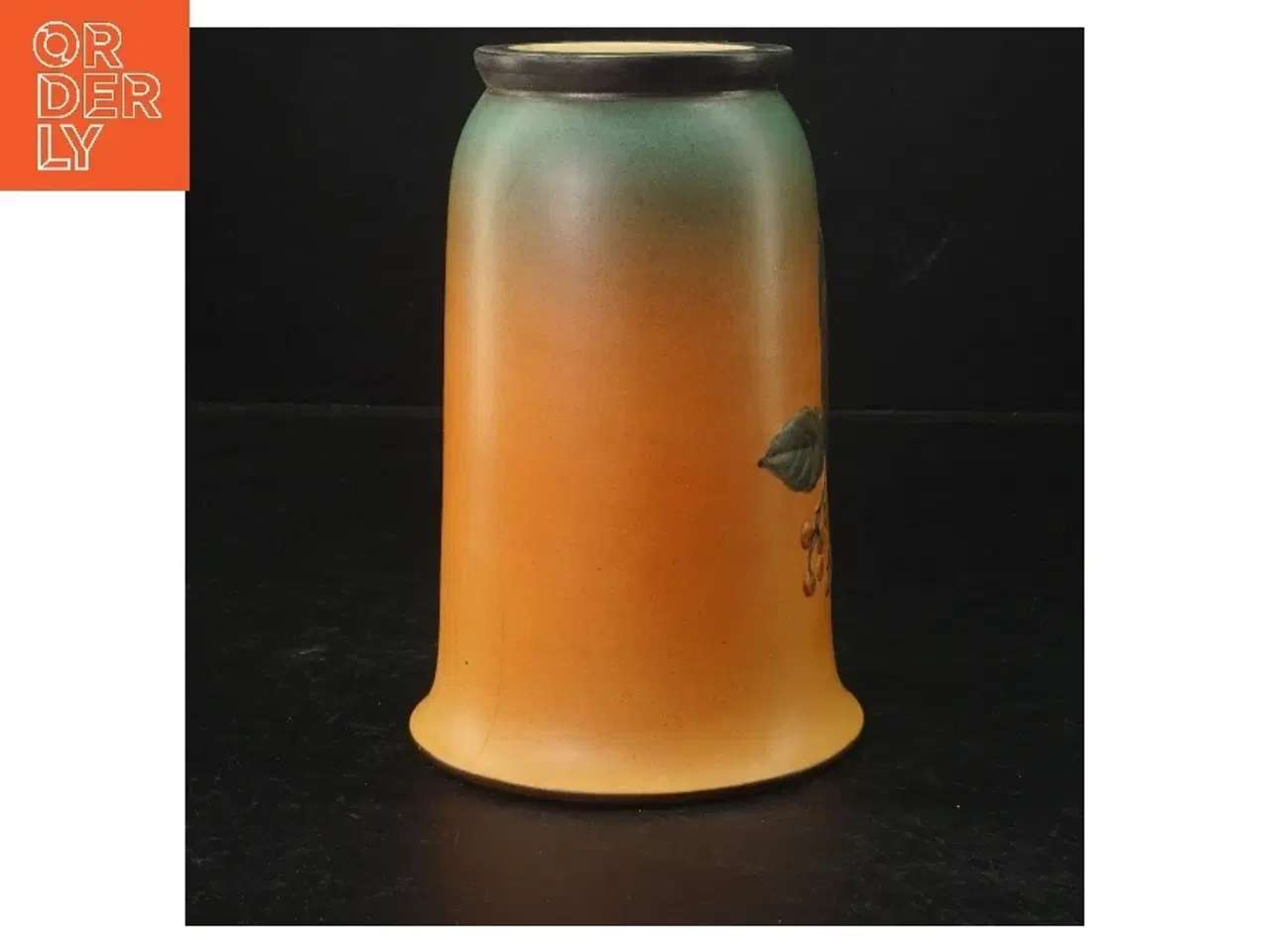 Billede 2 - Dekorativ keramikvase (str. 17 cm)