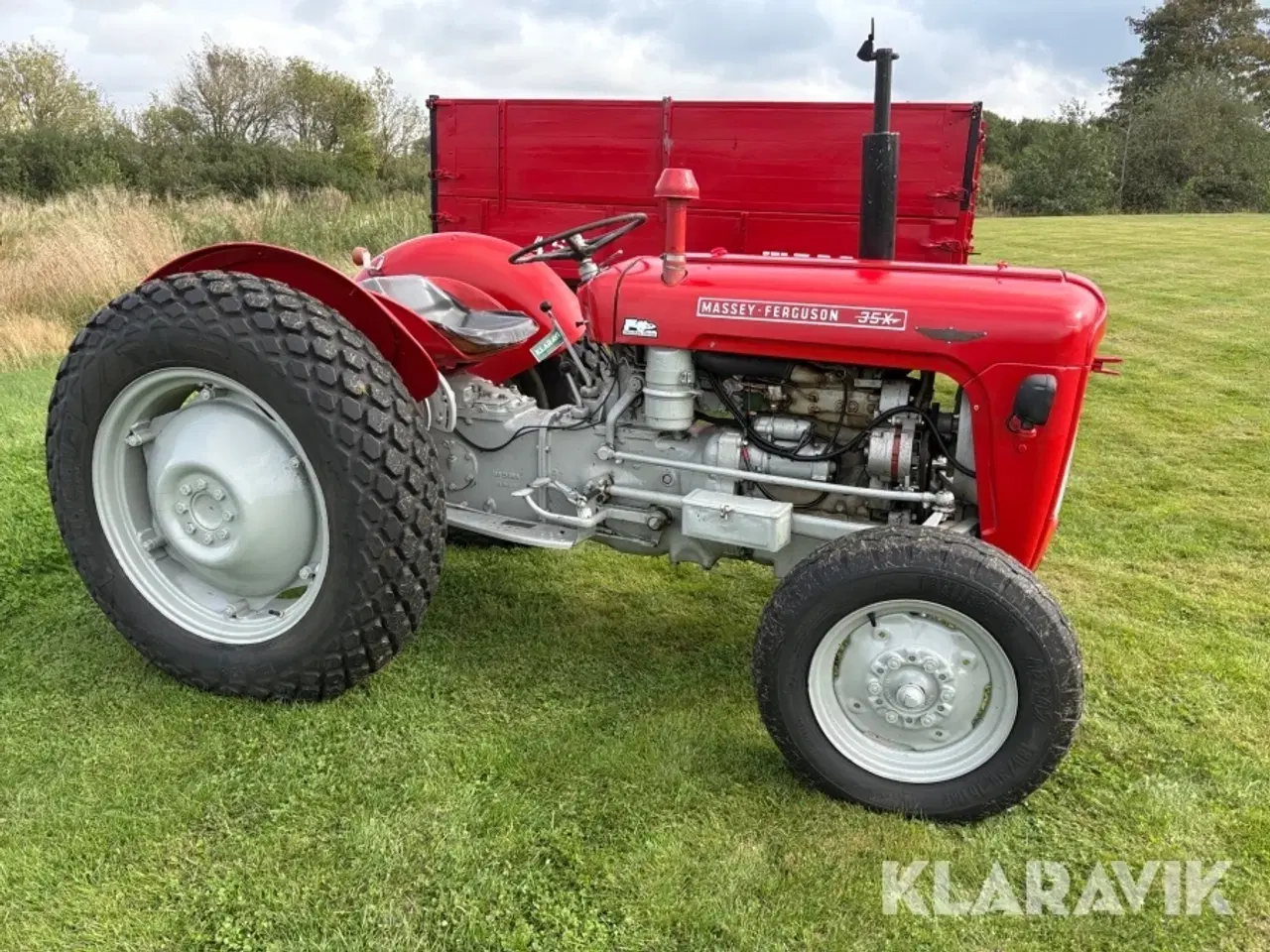 Billede 6 - Veterantraktor Massey Ferguson 35X 3-cylindret diesel
