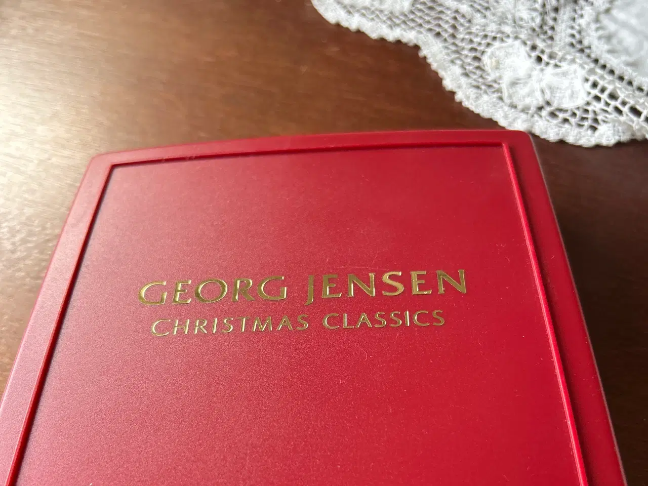 Billede 5 - George Jensen uro 1986 hjerte jul i original æske 