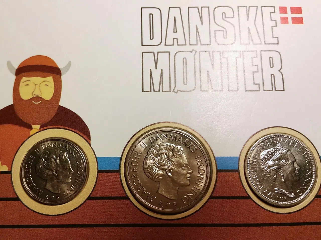 Billede 6 - MARGRETHE II HANDELSBANKEN MØNTSÆT 1980 - 1988