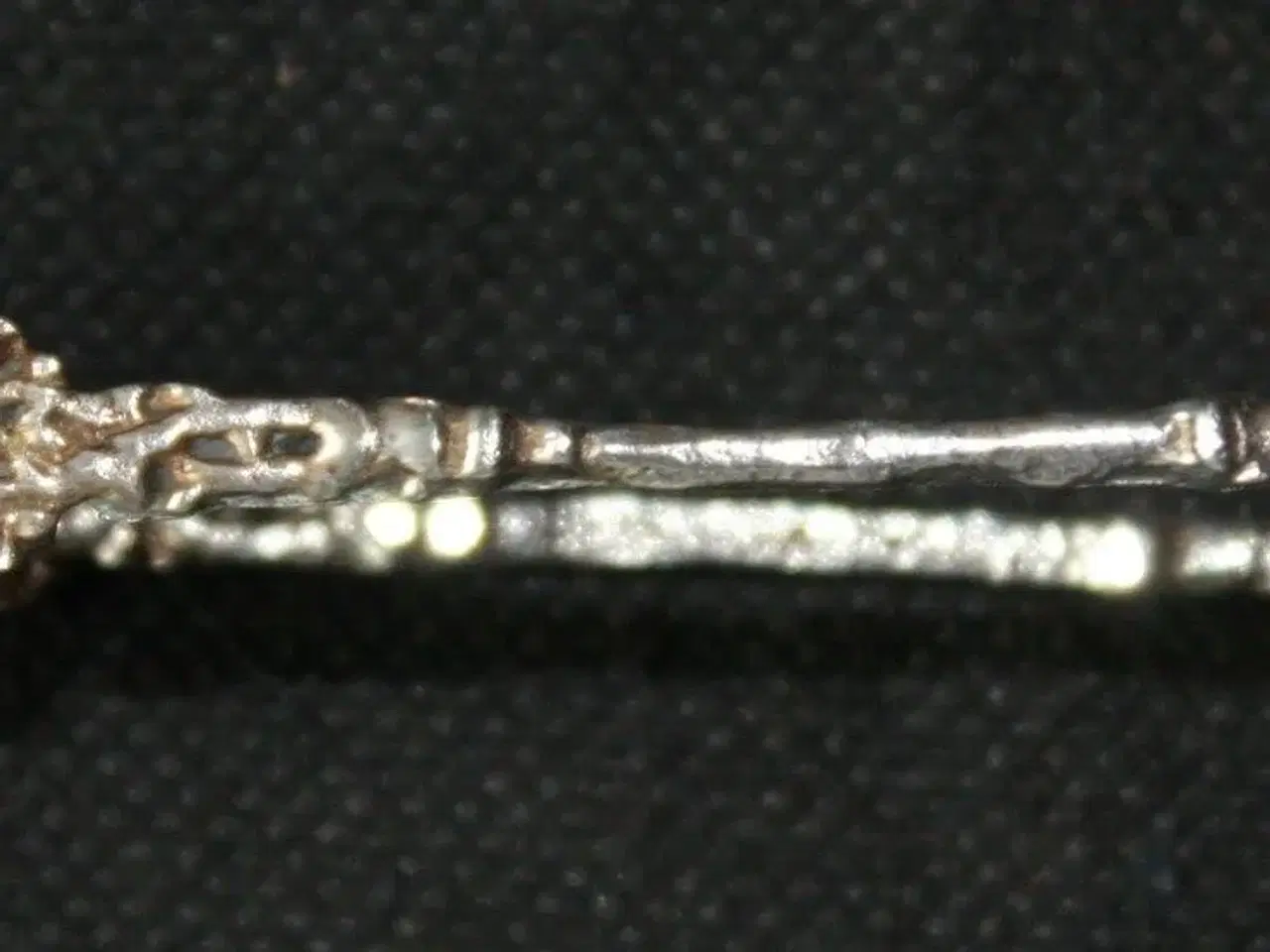 Billede 3 - Kandistang af sølv.
