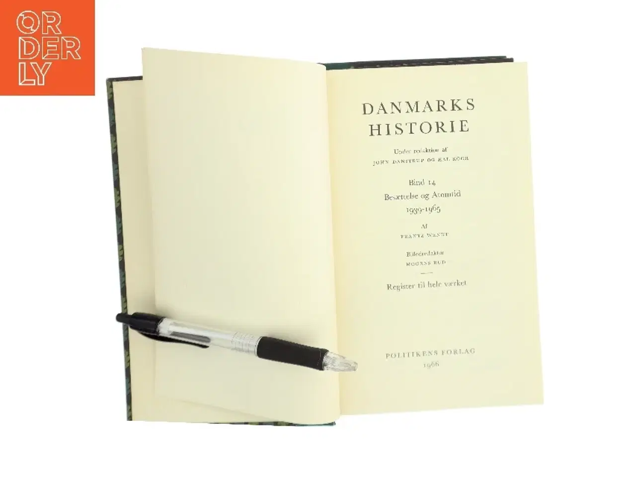 Billede 1 - Danmarks Historie af Frantz Wendt (Bog)