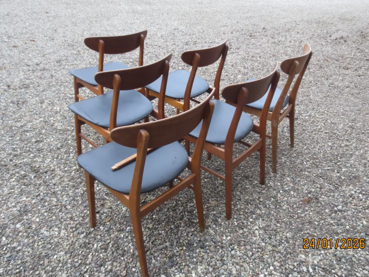 Billede 3 - 6 stk Teak stole Farstrup Model 210