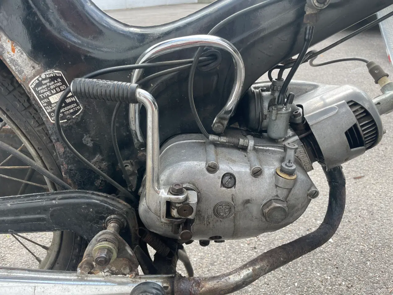 Billede 5 - Puch MS50 2 håndgear, kickstart og nummermatch