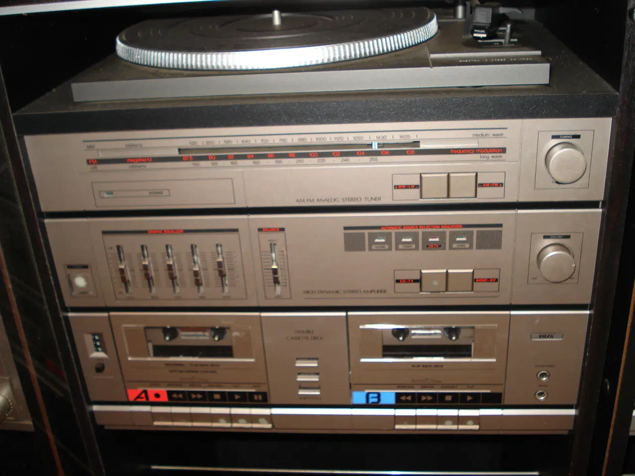 Billede 5 - 6 STK STEREORACK INCL ANLÆG