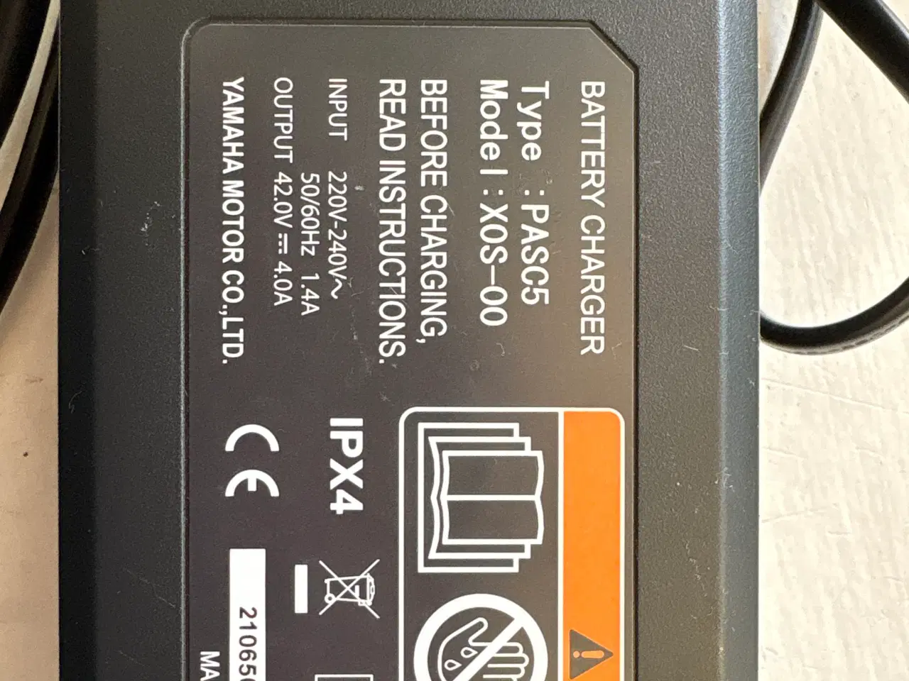 Billede 2 - Yamaha oplader til elcykelbatteri