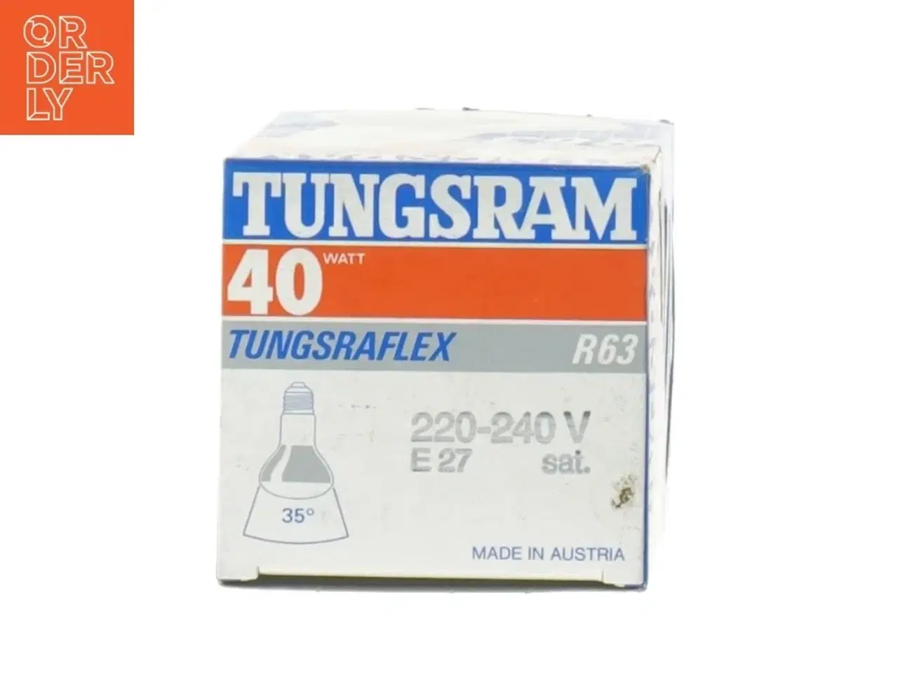 Billede 3 - Tungsram 40W R63 reflektorlampe fra Tungsram (str. 40 watt)
