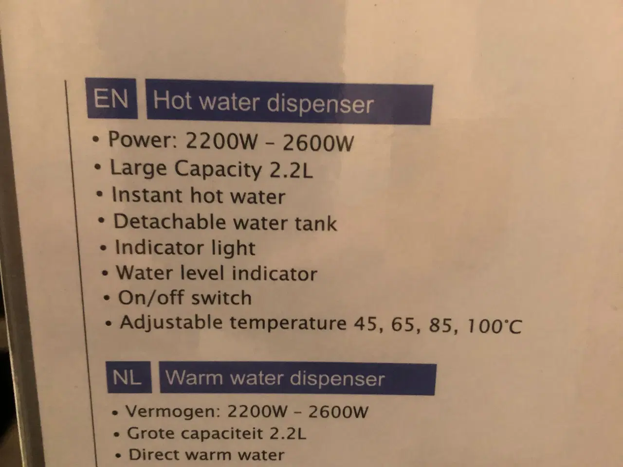 Billede 3 - Emerio Hot water dispenser