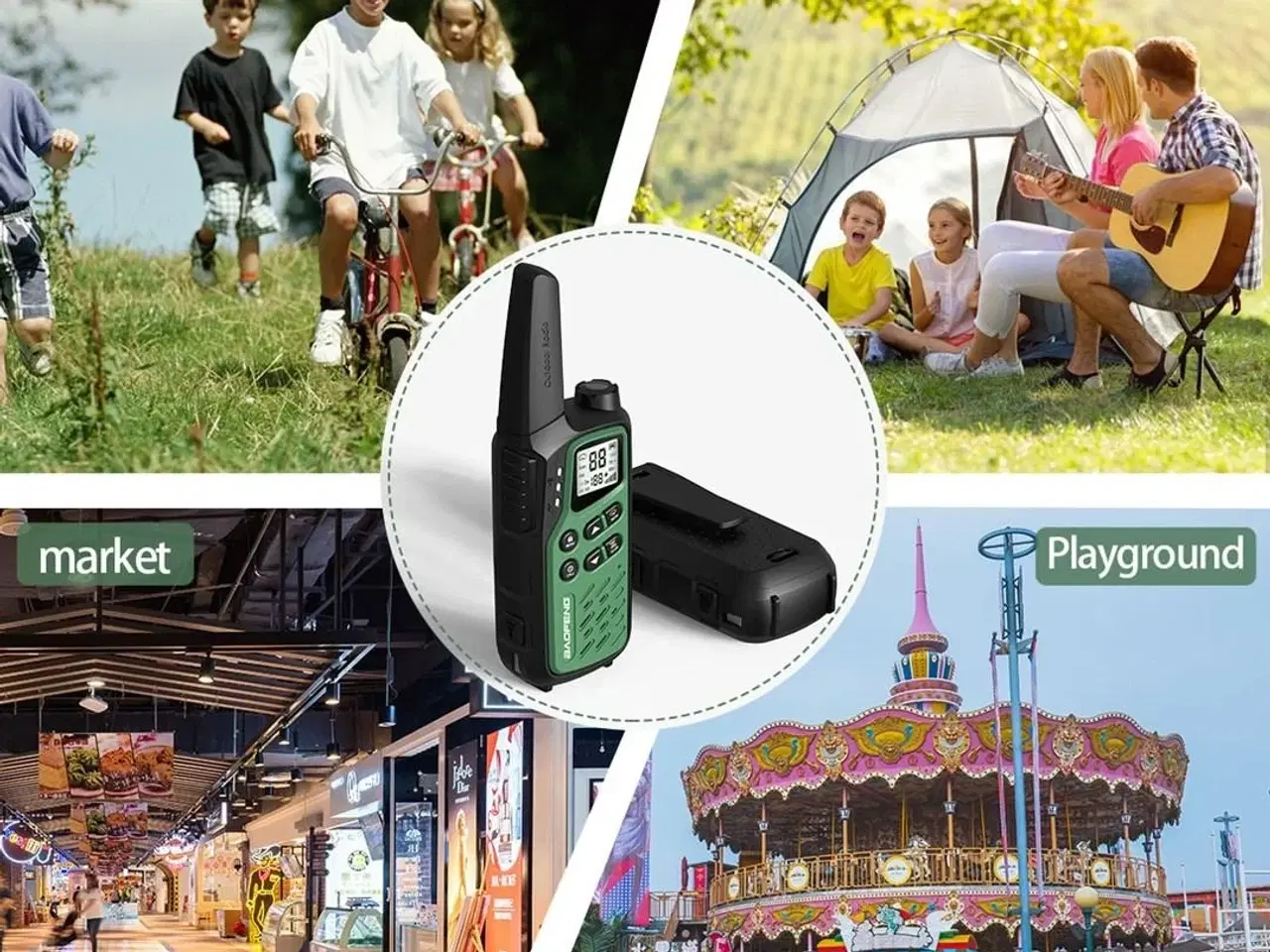 Billede 15 - Walkie talkie BAOFENG BF-T25E – grøn, sæt med 2
