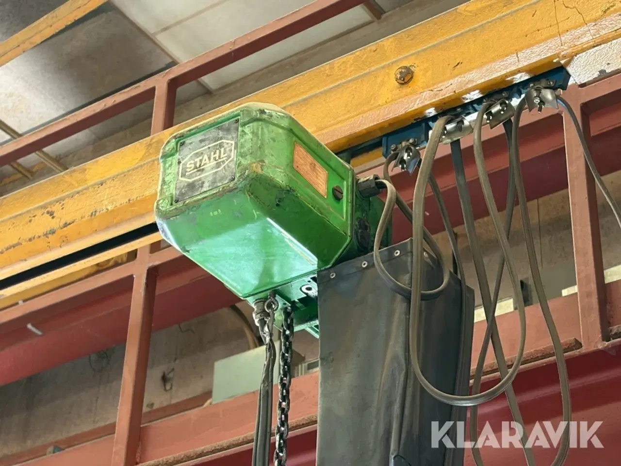 Billede 4 - Kran Stahl Søjlesvingkran med el-kædetalje