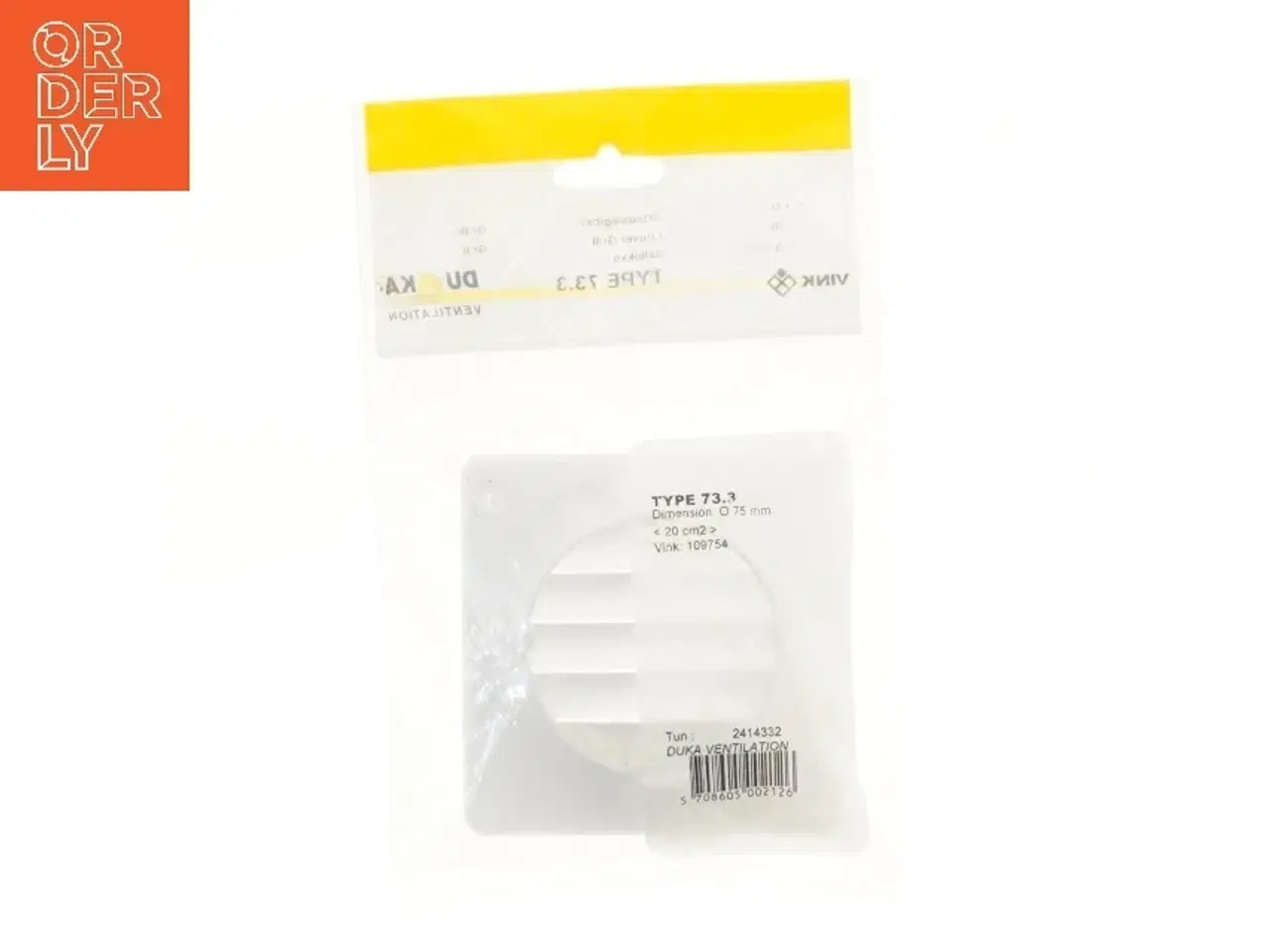 Billede 2 - Ventilationsgitter fra DUKA (str. 11x11 cm)